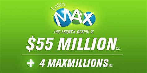 The next lotto max jackpot on friday will be a. Lotto Max Winner Tonight - Winning ticket for Friday's $25 ...