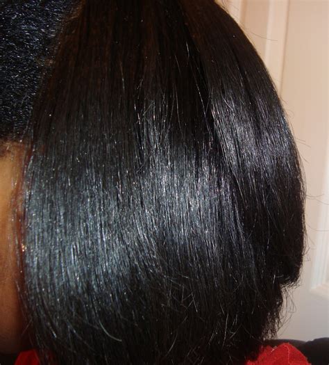 Add a small amount of thermal protectant cream. My Natural Hair Journey: At Home Silk Press