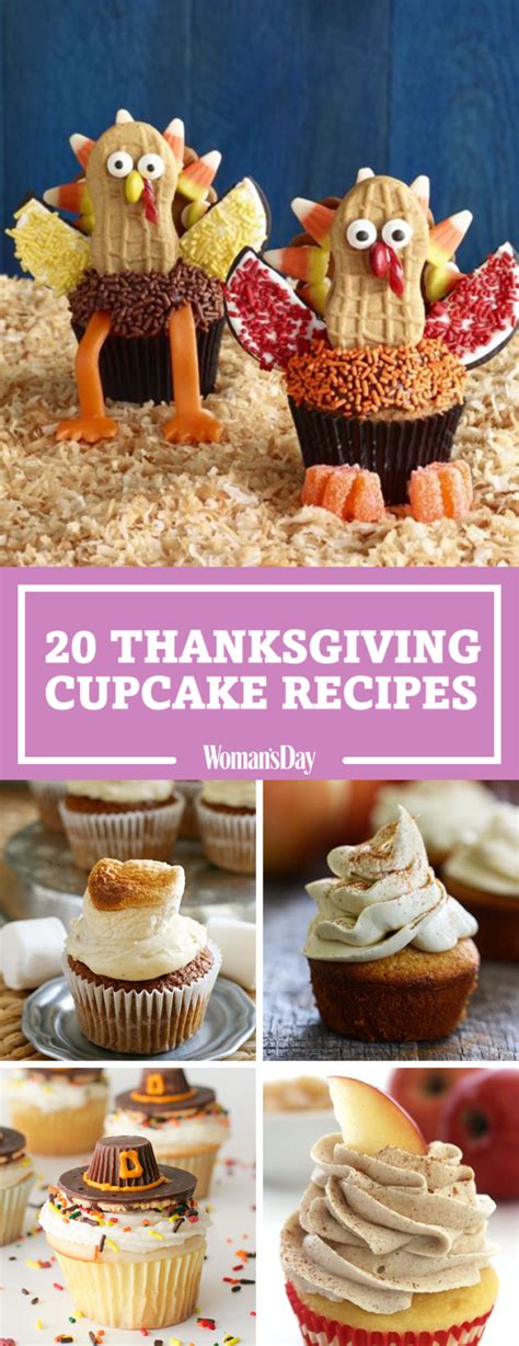 Check out the most delicious recipe : 23 Thanksgiving Cupcakes Recipes - Ideas for Thanksgiving Cupcake Decorations