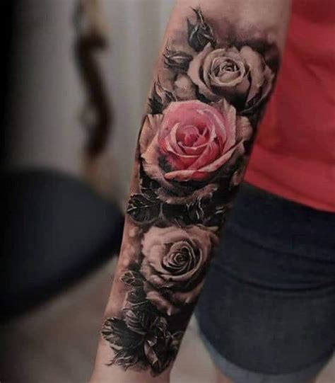 30+ tattoo designs that show courage and bravery (2021 updated) 30+ moon tattoos: Rose Tattoos for Women - Ideas and Designs for Girls