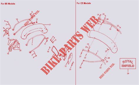 You can refer to this service manual for regular maintenance, repair or diy jobs. REAR MUDGUARD for Royal Enfield CLASSIC 500 EURO 3 # ROYAL ...