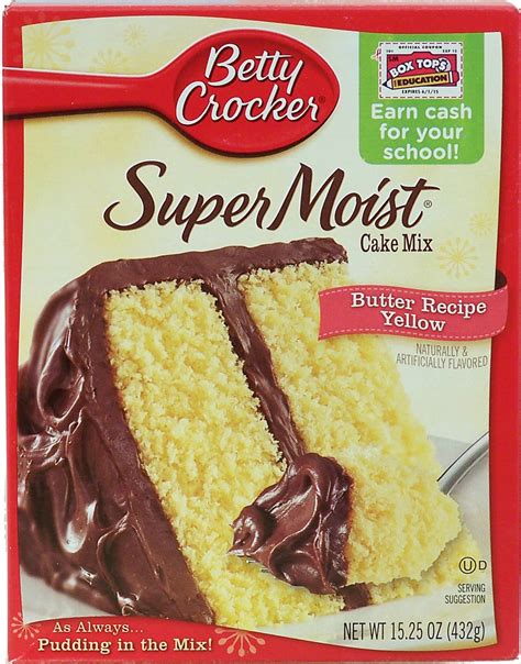 Pour into a greased and floured cake pan. Betty Crocker Super Moist Yellow Cake Mix Recipes ...