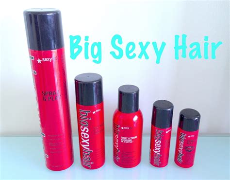 Boost volume and thickness with the full big sexy line of hair care products like total body blow dry bodyfying lotion, root pump volumizing spray mousse, and our volumizing shampoo, dry. MissTango2: Big Sexy Hair = Love