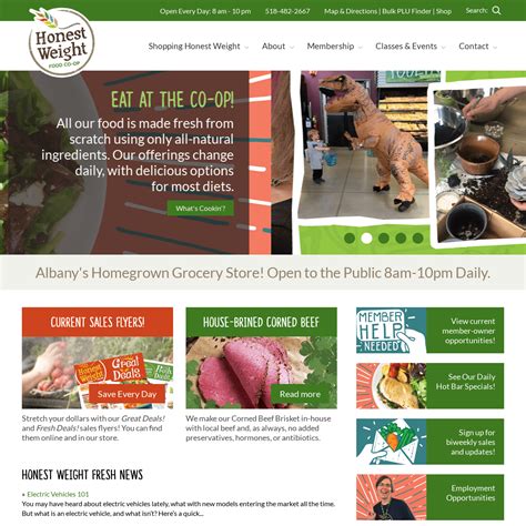 Please fill out the form below to email your questions and comments to us 24 hours a day. Honest Weight Food Co-op - Albany's Homegrown Grocery ...