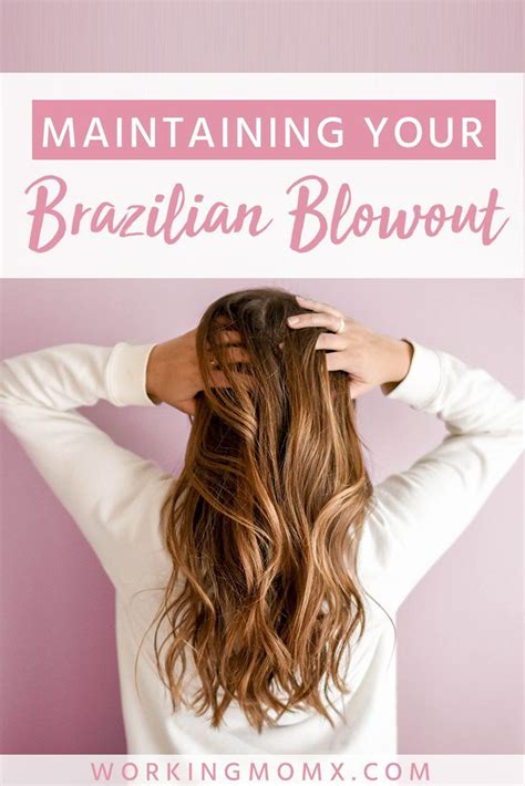 The food and drug administration warns that brazilian blowout formulas and other similar chemical hair straightening products can release. Maintaining your Brazilian Blowout - Working Mom X ...