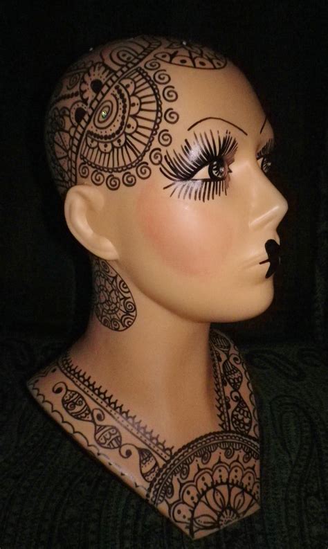 Purchase the tulip® body art® ultimate henna tattoo kit at michaels. art deco indian henna inspired mannequin by evie sweetie ...