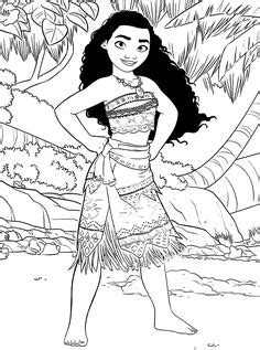 Moana disney princess coloring pages printable. Princess Moana Portrait coloring page | Free Printable ...