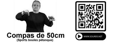 Maître (titre attribué dès le 7ème dan). Compas de 50cm (Sports boules pétanque)