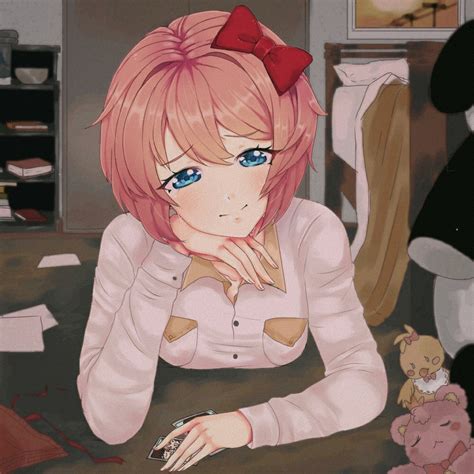 This page may contain some unsettling themes.some of the images may be intended to be unsettling. Sayori Reminiscing Past Times : DDLC