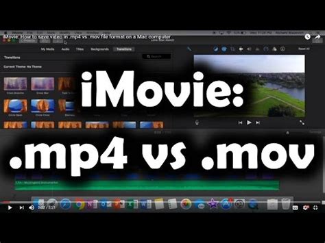 To save an imovie to your mac, you can navigate to the projects tab in the imovie app or click on the file menu from the top toolbar. iMovie: How to save video in .mp4 vs .mov file format on ...