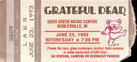 Dead centre (engineering), a position of a crank where the applied force is straight along its axis. Grateful Dead - 1993-06-23 Deer Creek Music Center ...