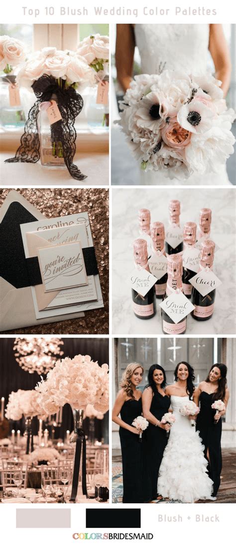 This simple dress will allow your beauty to shine on your wedding day. Top 10 Blush Wedding Color Palettes for Your Inspiration ...