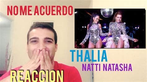 500 x 500 jpeg 39 кб. Thalia ft. Natti Natasha - No me Acuerdo (REACCIÓN) - YouTube