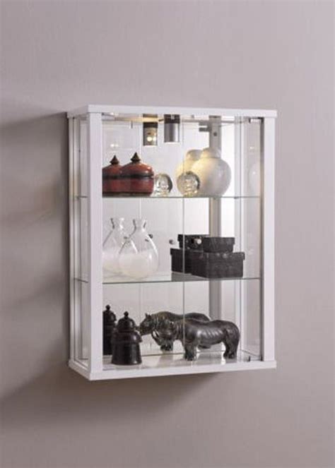 Wall mounted display cabinets uk. Wall Mounted Glass Display Cabinet White | Wall mounted ...