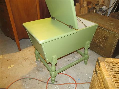 Shipping can be ready fourteen working days after it is ordered. Painted and slightly distressed dough box end table ...