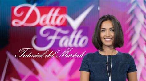 Detto fatto torna a far compagnia al pubblico di rai 2 a partire da oggi. In diretta da Sanremo Detto Fatto che si porta i tutorial ...