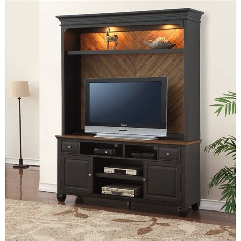 Choose your favourite online or in store today! Antique Black 2 Piece Entertainment Center - Brighton ...