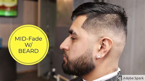 Check spelling or type a new query. Mid Fade With Beard Faded: HAIRCUT TUTORIAL - YouTube