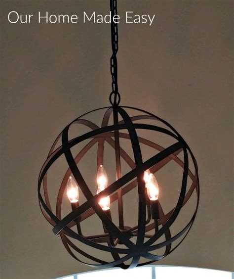 Farmhouse beam light with cages bulbs included | etsy. 20 Affordable Farmhouse Style Foyer Chandeliers | Foyer ...