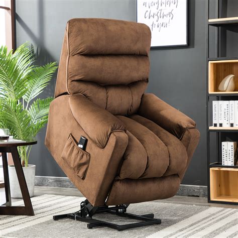 Recliner chair for living room massage recliner sofa reading chair winback single sofa home theater seating modern reclining chair easy lounge with pu leather padded seat backrest. Power Lift Recliner Chair for Elderly, Electric Recliner ...