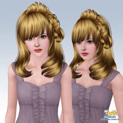 Great haircuts for a great price $10.00 !! Haircut with bangs + 610 by Peggy Zone - Sims 3 Hairs