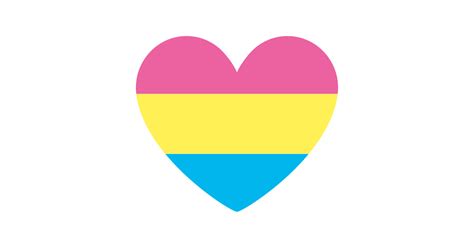 Unique pansexual posters designed and sold by artists. Pansexual Heart - Pansexual - Sticker | TeePublic