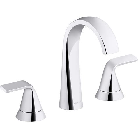 Find great deals on ebay for kohler faucet chrome. KOHLER Cursiva 8 in. Widespread 2-Handle Bathroom Faucet ...