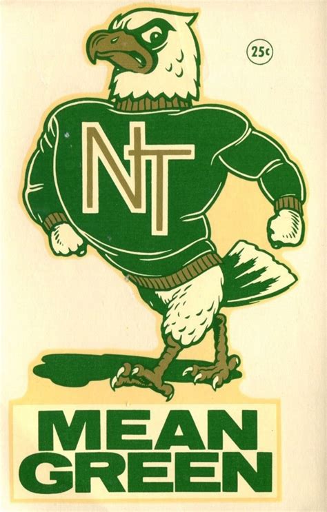 Upc 842070119066 is associated with north texas mean green mascot logo tailgater stencil. North Texas | Eagle mascot, Animal logo, Mean green