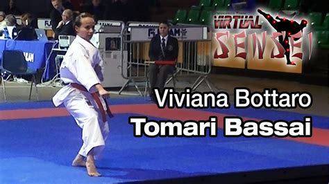 Viviana bottaro is an italian karateka. Viviana Bottaro - Kata Tomari Bassai - Italian Kata ...