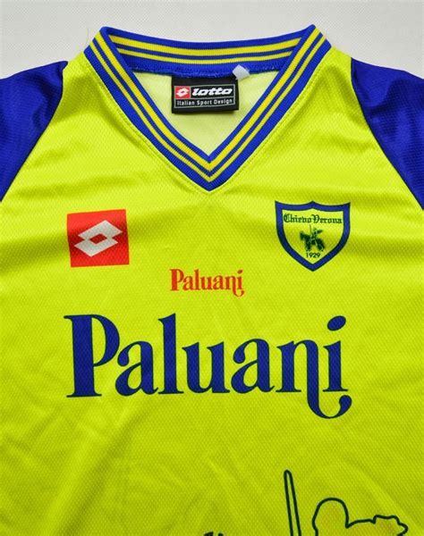 Chievo verona paluani maillot football l soccer jersey maglia trikot shirt. 2003-04 CHIEVO VERONA SHIRT M. BOYS Football / Soccer ...