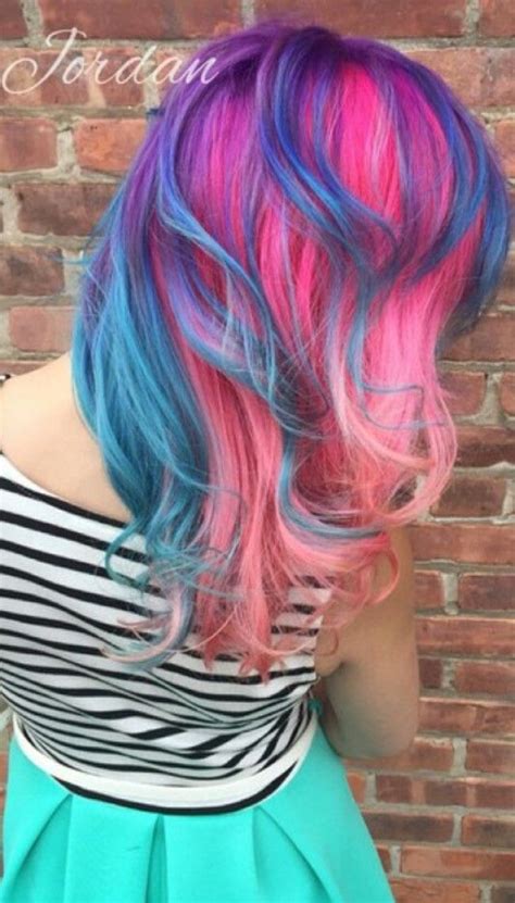 Branch out beyond the classic fall colors, because you can do balayage in other shades. How to: Pastel Pink Balayage by Anya Goy | Hair dye colors, Hair color blue, Dyed hair