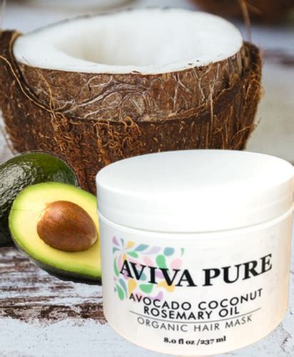 Coconut oil is perfect for dulling down a harsh shampoo or boosting the scalp cleansing process. Aviva Pure Organic Coconut Avocado Oil Hair Mask Promotes ...