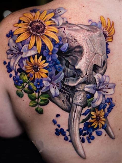 From art skull tattoo's store. 9 Best Elephant Skull Tattoo Designs