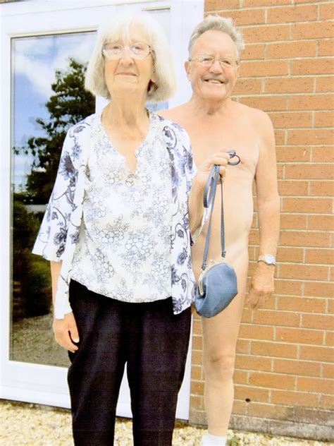 Elderly groom renews wedding vows in the nude after taking ...
