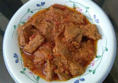 Jika sudah berkurang airnya dan bumbu mengental, angkat. Resep Rica Rica Daging Sapi Pedas Manis - Harus Coba ...