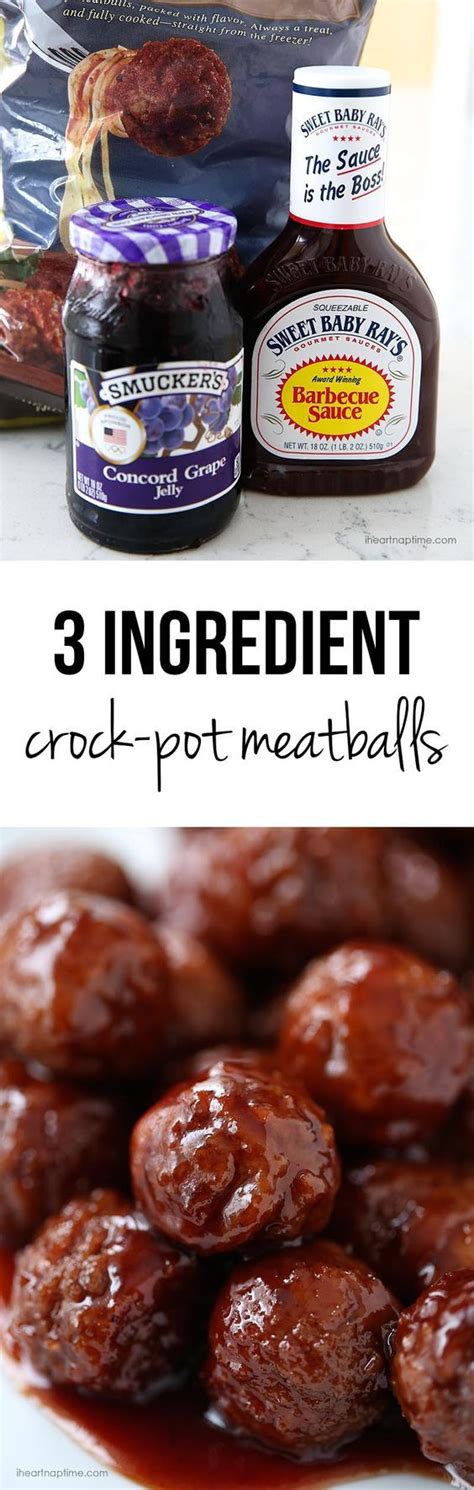 Cover and cook on high for 4 hours or low for 8 hours. Crockpot Meatball | Recipe | Food recipes, Cooker recipes ...