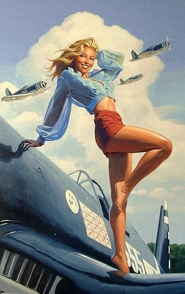 This pin up photo shoot that took place at the military aviation museum in virginia beach was the perfect way to bring back the vintage style of the 40's. 50s, army, girl, greg hildebrandt, pinup, plane - image #2062 on Favim.com