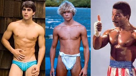Like and share our website to support us. Hollywood Hunks Laid Bare: 1980s-1990s