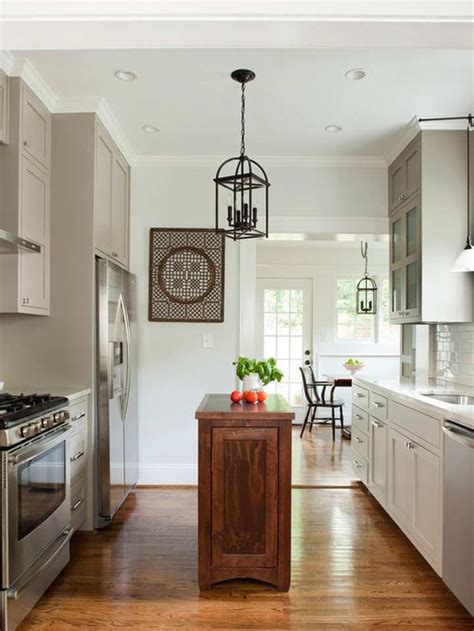 The kitchen island consists of one table that attracts one's eyes because of the antique look. Small Kitchen Island Home Design Ideas, Pictures, Remodel ...