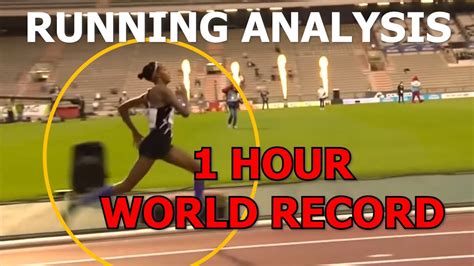 It's the perfect confirmation of the hard work we've put in getting. Running Analysis: THE 1 HOUR WORLD RECORD HOLDER (Sifan ...