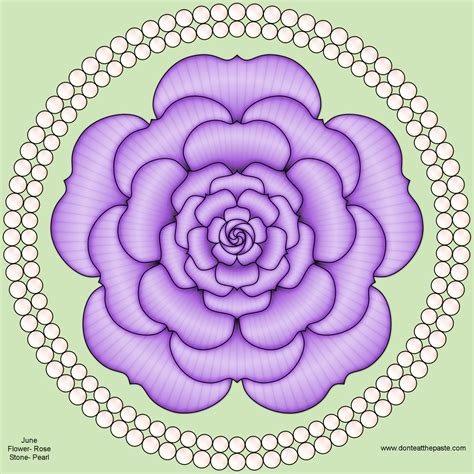 Jade is a beautiful stone that has been used as birthstone there are several june birthstones, depending on the actual birthstone interpretation chart. Don't Eat the Paste: June Birthstone and Flower Mandala