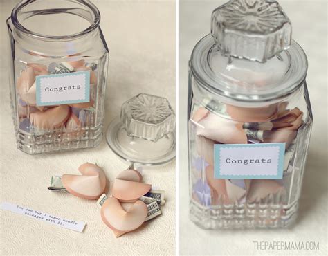 But there is a catch. Fortune Cookie Cash Jar (with printables to make your own)