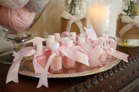 The baby shower party favor will take a 1st class trip to the garbage can when your guest arrives home if it is not wanted. Baby Shower Favors Pink Essie Nail Polish | Nail polish ...