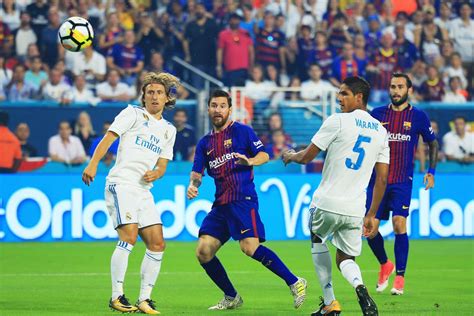 What channel is it and can it be live streamed? Barcelona vs. Real Madrid, 2017 International Champions ...