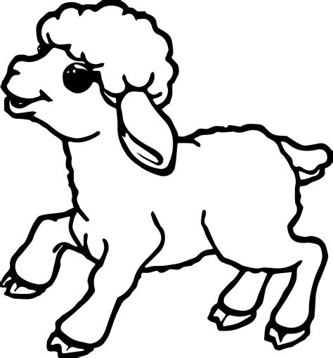 Sheep coloring pages awesome sheep coloring page merino sheep. Sheep Outline Coloring Page - Coloring Home