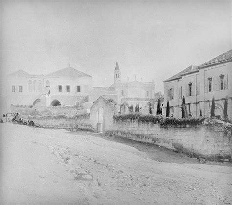 Houses in Nazareth (En-Nasirah), Palestine, 1900 (Nasıra ...
