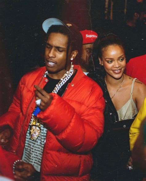 Rihanna has never been one to publicly flaunt a relationship or gush about a boyfriend in the press, so it's no surprise that she's kept her new connection with asap rocky extremely under wraps. #asaprocky #rihanna ️ | ellishwe | Asap rocky rihanna