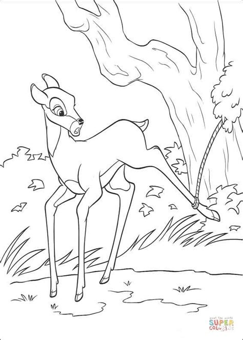 Coloring page bambi 2 bambi 2. Bambi is Trapped from Bambi Coloring Page - Free Coloring ...