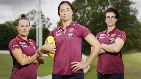 Maybe you would like to learn more about one of these? New Brisbane Lions AFLW AFL Women's captain Leah Kaslar ...