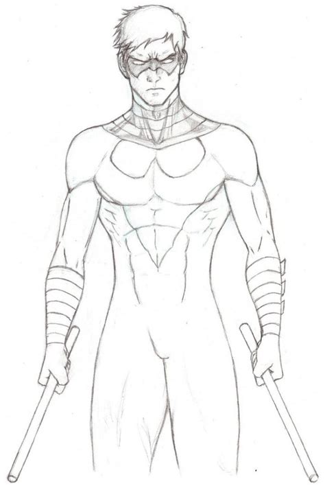 1304 x 1304 file type: Free Printable Nightwing Coloring Pages For Kids